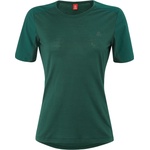Löffler Дамска фланелка с къс ръкав за колоездене Löffler Women's Bike T-Shirt Skys Merino Cycling jersey - Forest - размер 46 (EU) (156-2778-0217)