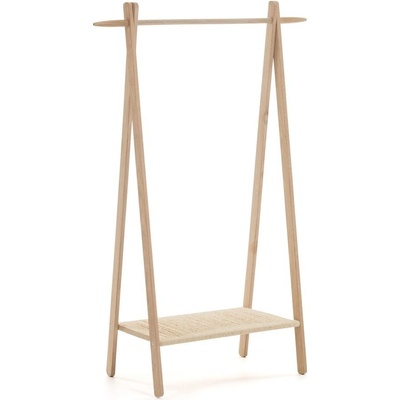 Kave Home Natane stojan na oblečení přírodní 95 cm 152 cm 44 cm
