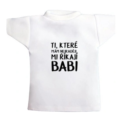 Tričko na láhev Ti, které mám nejraději