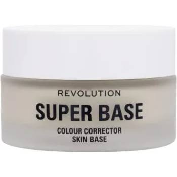 Makeup Revolution London Superbase Green Colour Corrector Skin Base основа за фон дьо тен против зачервяване и пигментни петна 25 ml