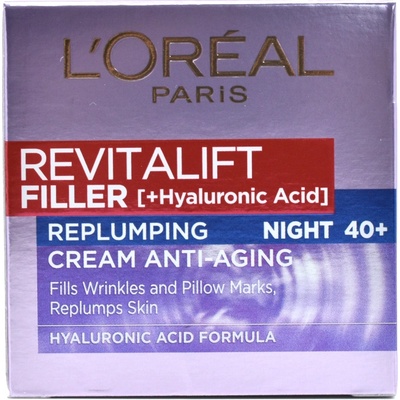 L'Oréal Revitalift Filler HA Replumping Anti-Aging Night Cream 50 ml