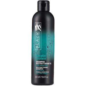 Black Professional Keratin Protein Restructuring Shampoo 250 ml