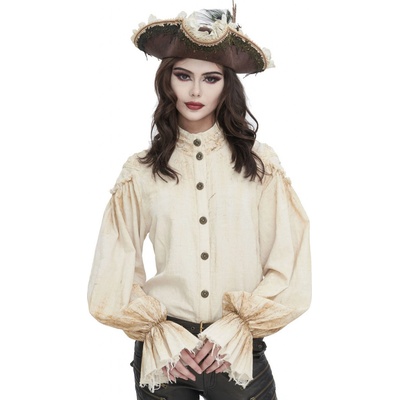 Devil Fashion Steampunk Distressed béžová