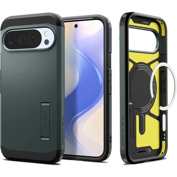 Spigen Калъф Spigen Tough Armor Mag MagSafe за Google Pixel 10 Pro XL - зелен (8800283307917)