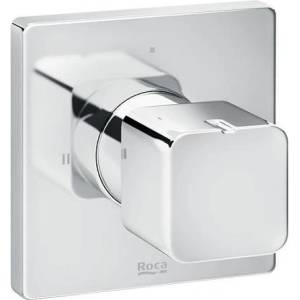 Roca Вграден двупътен превключвател за вана/душ, Square Aqua (A5A164AC00)
