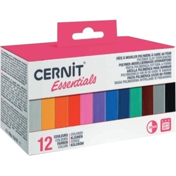 Cernit Polymer Clay Kit Полимерна глина Basic 12 x 25 g (CEASS001C)