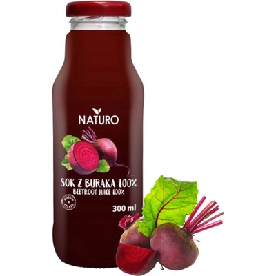 Bio Naturo šťava kvasená červená repa 100% 300 ml