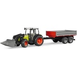 BRUDER 02112 Трактор CLAAS Nectis 267 F с ремарке и челен товарач (02112)