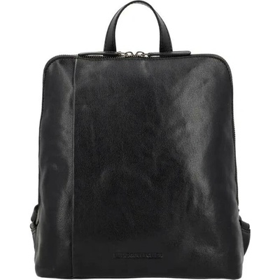 Hide & Stitches Čierny elegantný kožený nobless11L