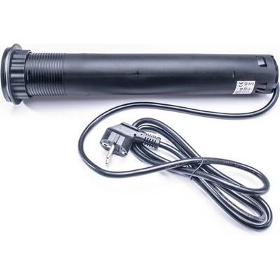 TOO PPS-312-3B IP20 3x 2P+F, 2x USB-A, моторизирана, черна разпределителна кутия за скрит монтаж (PPS-312-3B)