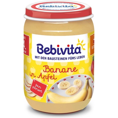 Bebivita Ябълка и банан 190г
