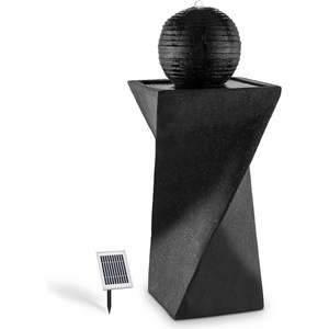 Blumfeldt Соларен фонтан Schönbrunn с топка, 200 л/ч, LED, базалт (SOL1-Schönbrunn) (SOL1-Schönbrunn) - electronic-star