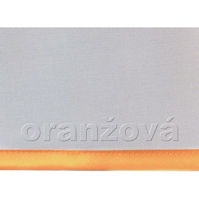 Kusová záclona Ariel - mix barev 120x300 oranžová