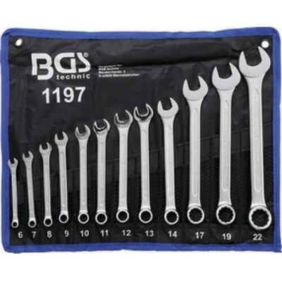 BGS technic Očkoploché klíče 6 ÷ 22 mm sada 12 dílů BGS 1197