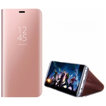 Pouzdro SES Zrcadlové Flip Samsung Galaxy A40 A405F - růžové