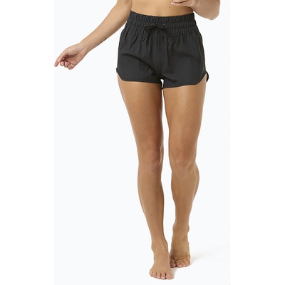 Rip Curl Дамски къси панталони за плуване Rip Curl Retro Volley с висока талия 3", черни