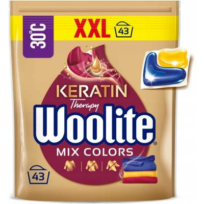 Woolite Kapsle s Keratinem na praní Color 43 PD