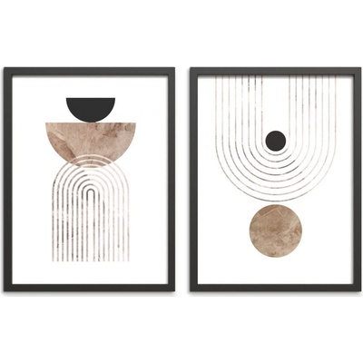 Obraz v rámu Century, 40 × 30 cm, set 2 ks OB-14909