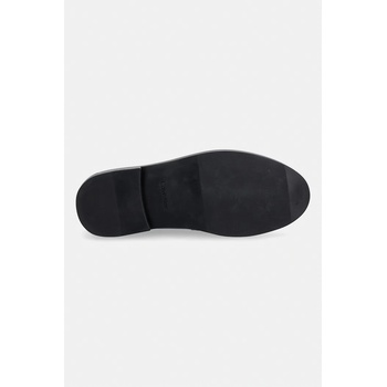 Calvin Klein мокасини дамски кожени ROUND LOAFER LTH HDW (HW0HW03031)