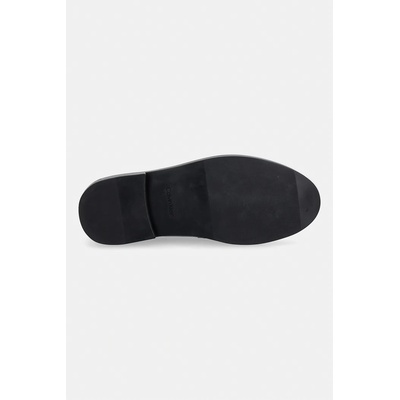 Calvin Klein мокасини дамски кожени ROUND LOAFER LTH HDW (HW0HW03031)