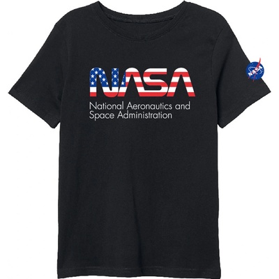 Nasa licence chlapecké tričko NASA 5202135 černá