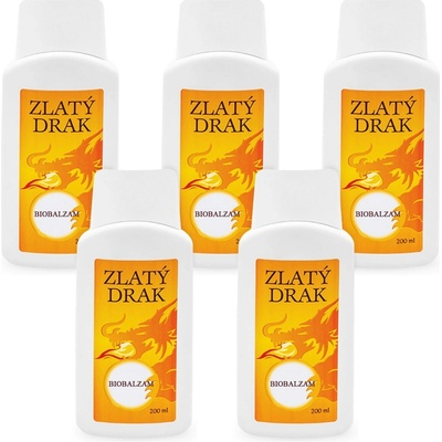 Zlatý drak Pain-Relief-2 masážny balzam 5 x 200 ml