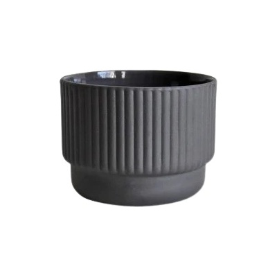 Kaffia Чаша за капучино Kaffia Style 230 ml - тъмно сива