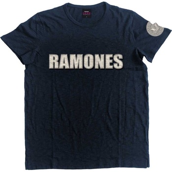 Ramones Риза Logo & Presidential Seal Unisex Navy Blue L (RAAPSLUB01MN03)