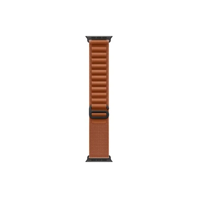 Apple Watch 49mm Loop: Terra Cotta Alpine Loop - Large - Black Titanium Finish (mg9f4zm/a)