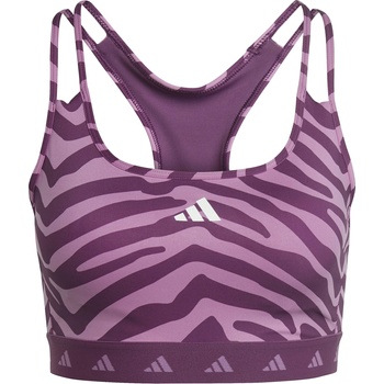 Image 1 of adidas Women's Hyperglam Medium Impact Sports Bra - Multi colour