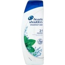 Šampony Head & Shoulders Menthol 2v1 šampon a balzám na vlasy proti lupům 360 ml