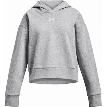 Under Armour Rival Fleece Crop Hoodie Детски размер: 128-134 / Цвят: светло сив