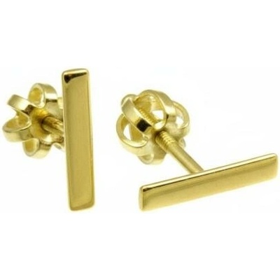 Šperky-NM zlaté náušnice tyčinky 3418