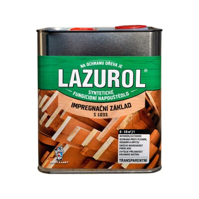 LAZUROL impregnační základ S1033 čirý, 2,5 l