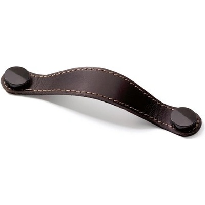 Hettich 9113646 GELA 150/128 mm Tmavě hnědá kůže