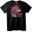 NOONEBRAND Рокиращо Цветно Ящерче Тениска - 2XL, Black