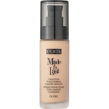 Pupa Made to Last dlhotrvajúci tekutý make-up 020 Light Beige 30 ml