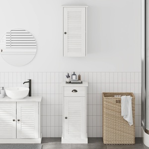 vidaXL Шкаф за баня VIGO 2 бр. Бяло и антикварно бяло 37 x 34 x 80 см (3328538)