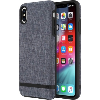 Incipio Carnaby Case Design Series - дизайнерски удароустойчив кейс за iPhone XS Max (син)