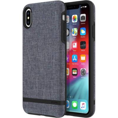 Incipio Carnaby Case Design Series - дизайнерски удароустойчив кейс за iPhone XS Max (син)