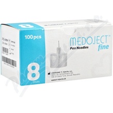 Medoject fine jehly do inzulin. per 31G x 8 mm 100 ks