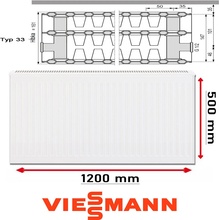 Viessmann 33 500 x 1200 mm