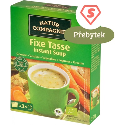 Natur Compagnie Bio Polévka instantní zeleninová 3x18 g