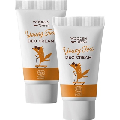 Wooden Spoon Young Fox deo cream 2x40 ml