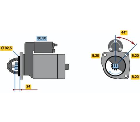 BOSCH STARTER 0 986 017 950