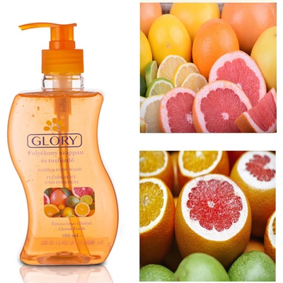 Glory tekuté mydlo a sprchový gél so sviežou citrusovou vôňou 500 ml