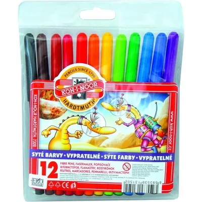 KOH-I-NOOR Флумастри за оцветяване koh-i-noor 12 цвята