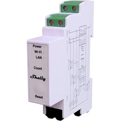 Shelly Shelly Pro 3EM 400A elektromer Bluetooth, Wi-Fi; Shelly_Pro_3EM_400A