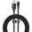 Baseus 2-in-1 Dual Out cab USB-A+Type-CToIP18W - BLACK