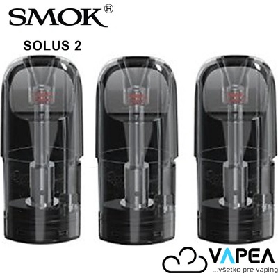 Smoktech SOLUS 2 Meshed cartridge 0,9 ohm 2,5 ml 3Pack